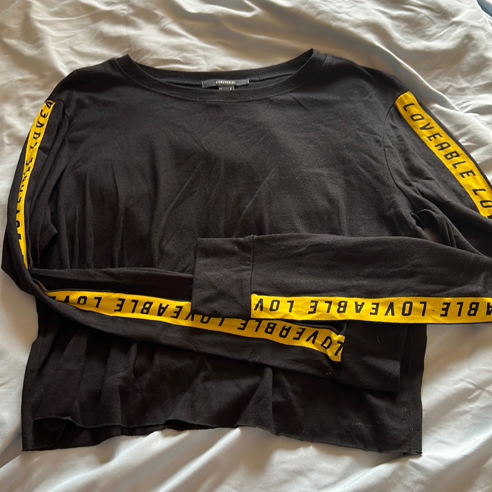 Forever 21 crop long sleeve